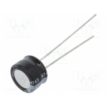 Конденсатор электролитический THT NICHICON UMA1C101MDD