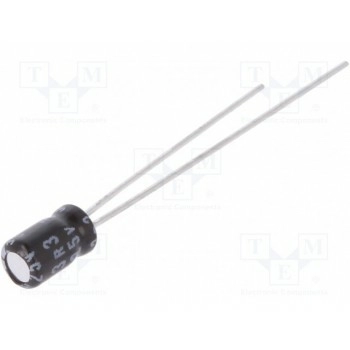 Конденсатор электролитический THT NICHICON UMA1E3R3MCD2