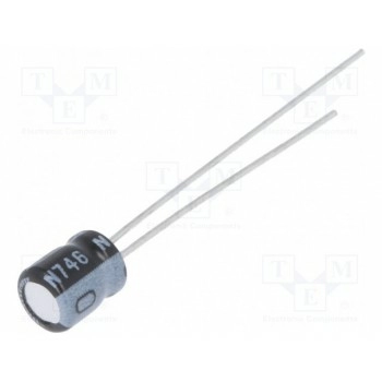 Конденсатор электролитический THT NICHICON UMA1E4R7MDD