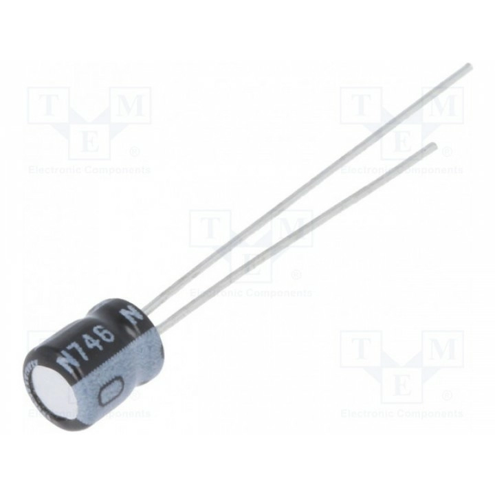 Конденсатор электролитический THT NICHICON UMA1E4R7MDD (UMA1E4R7MDD)