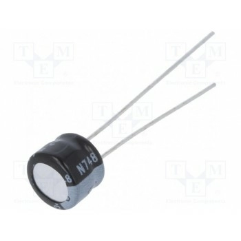 Конденсатор электролитический THT NICHICON UMA1V220MDD