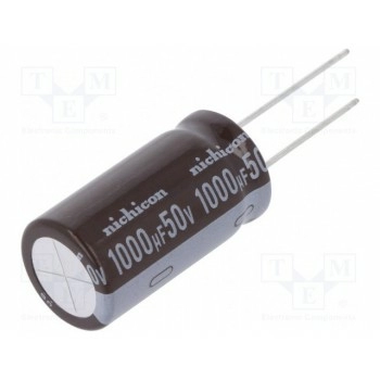 Конденсатор электролитический NICHICON UPM1H102MHD