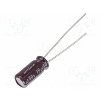 Конденсатор электролитический NICHICON UPM1H150MDD