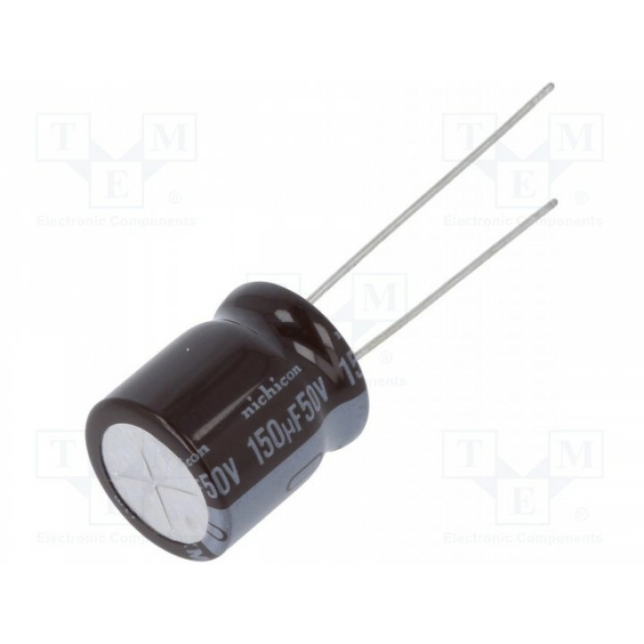 Конденсатор электролитический NICHICON UPM1H151MHD6 (UPM1H151MHD6)
