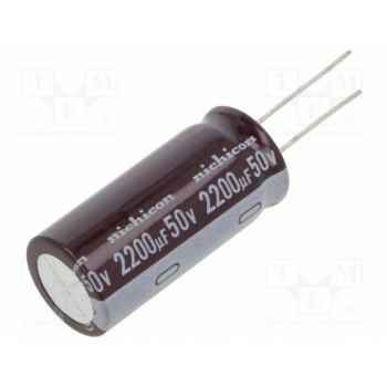 Конденсатор электролитический NICHICON UPM1H222MHD