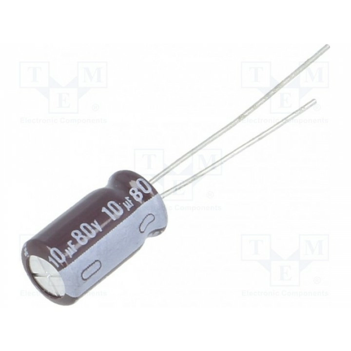 Конденсатор электролитический NICHICON UPM1K100MED1TD (UPM1K100MED1TD)