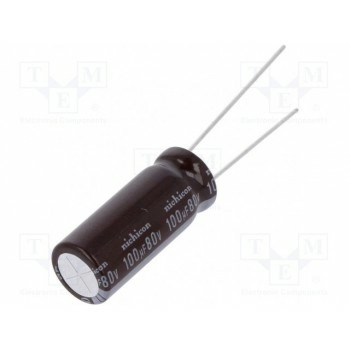 Конденсатор электролитический NICHICON UPM1K101MPD