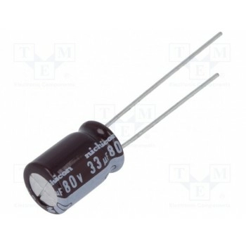 Конденсатор электролитический NICHICON UPM1K330MPD