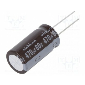 Конденсатор электролитический NICHICON UPM1K471MHD