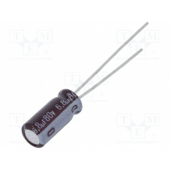 Конденсатор электролитический NICHICON UPM1K6R8MDD