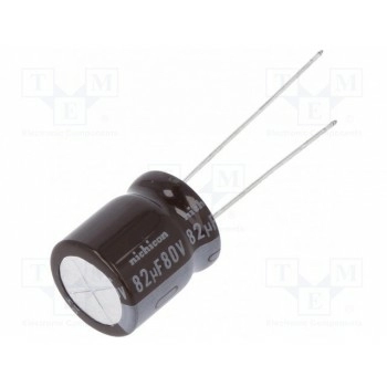 Конденсатор электролитический NICHICON UPM1K820MHD6