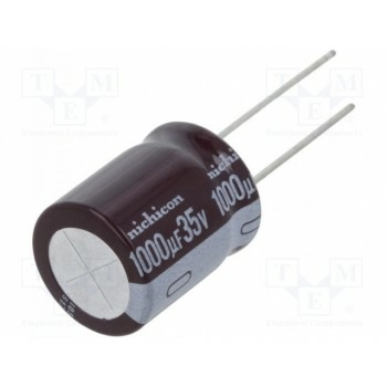 Конденсатор электролитический NICHICON UPM1V102MHD6