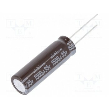 Конденсатор электролитический NICHICON UPM1V152MHD