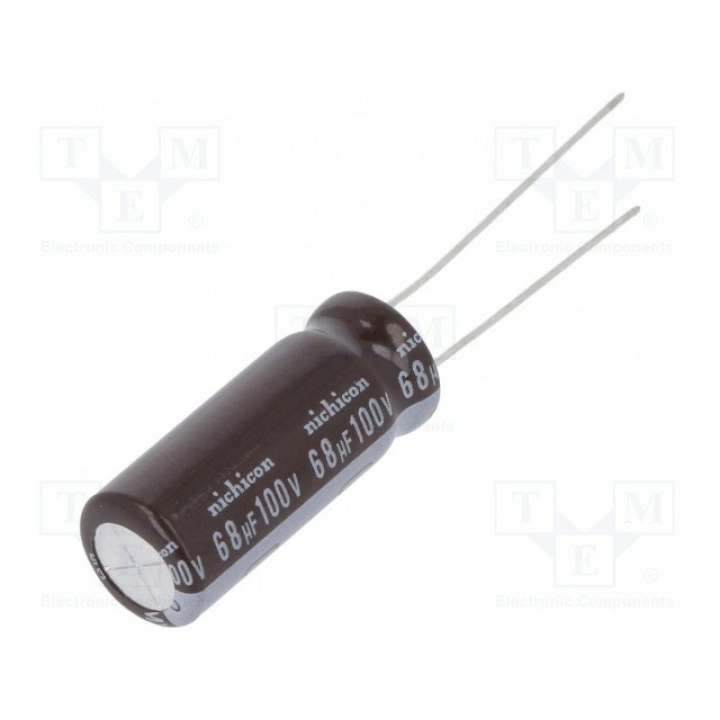 Конденсатор электролитический NICHICON UPM2A680MPD (UPM2A680MPD)