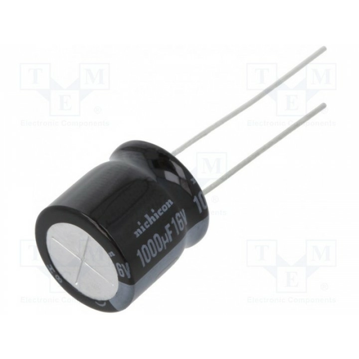 Конденсатор электролитический NICHICON URS1C102MHD1TO (URS1C102MHD1TO)