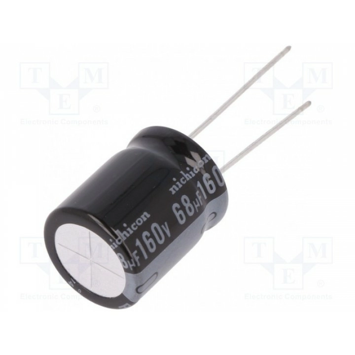 Конденсатор электролитический THT NICHICON URS2C680MHD6 (URS2C680MHD6)