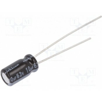 Конденсатор электролитический THT NICHICON URZ1J100MDD