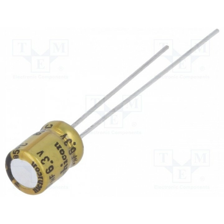 Конденсатор электролитический THT NICHICON USW0J101MDD1TP (USW0J101MDD1TP)