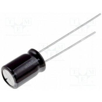 Конденсатор электролитический NICHICON UTT1E101MPD