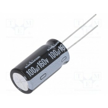 Конденсатор электролитический NICHICON UVY2C101MHD