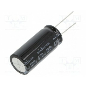 Конденсатор электролитический NICHICON UVY2C471MHD