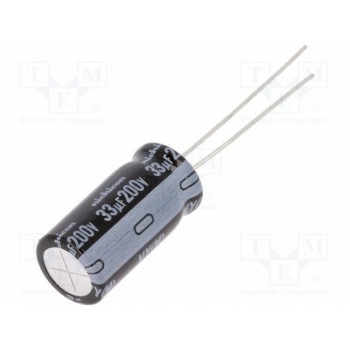 Конденсатор электролитический THT NICHICON UVY2D330MPD
