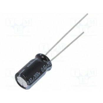 Конденсатор электролитический NICHICON UVY2DR47MED
