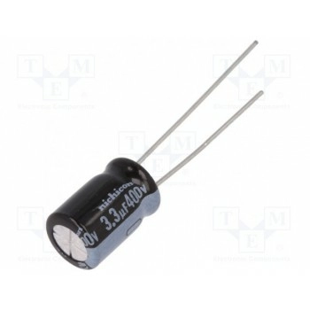 Конденсатор электролитический NICHICON UVY2G3R3MPD