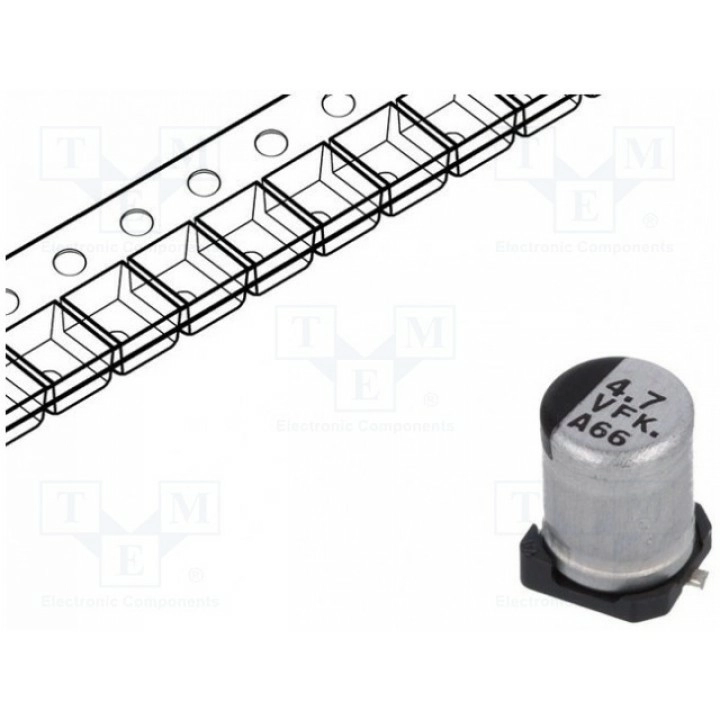 Конденсатор электролитический PANASONIC EEEFK1V4R7R (EEEFK1V4R7R)