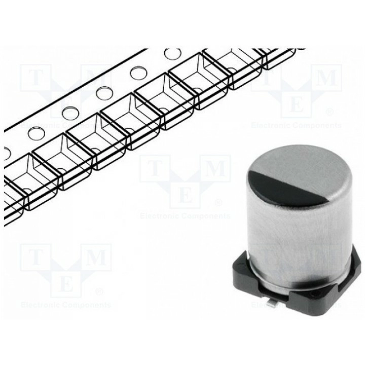 Конденсатор электролитический PANASONIC EEEFP1C331AP (EEEFP1C331AP)