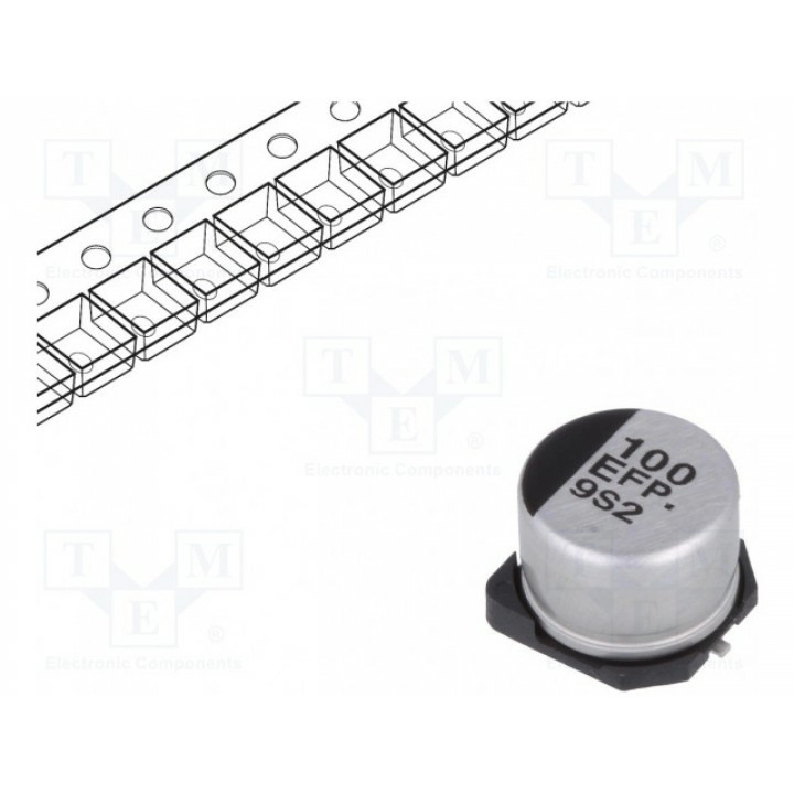 Конденсатор электролитический PANASONIC EEEFP1E101AP (EEEFP1E101AP)
