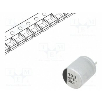Конденсатор электролитический PANASONIC EEEFP1H101AP