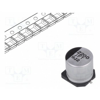 Конденсатор электролитический PANASONIC EEEFT0J222AP