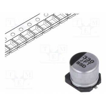 Конденсатор электролитический PANASONIC EEEFT0J331AP