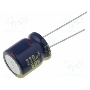 Конденсатор электролитический PANASONIC EEUFC1H221S