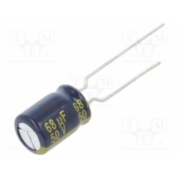 Конденсатор электролитический PANASONIC EEUFC1H680B