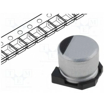Конденсатор электролитический SMD SAMWHA RC1A476M05005VR