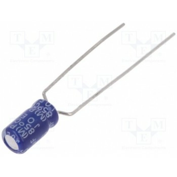 Конденсатор электролитический THT SAMWHA SS1C226M04007PA18P