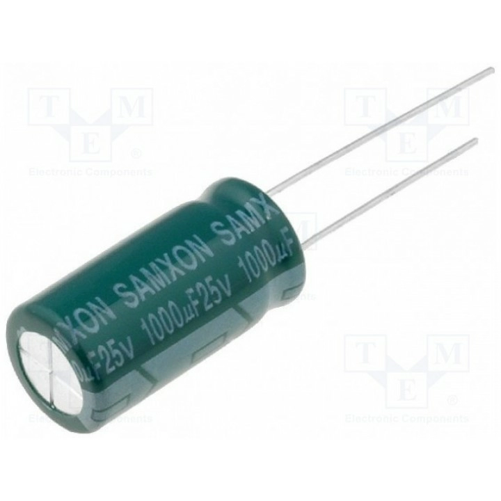 Конденсатор электролитический SAMXON GF 1000U25V (GF1000-25)