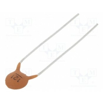 Конденсатор керамический 120пФ 100В SR PASSIVES CC-121-100
