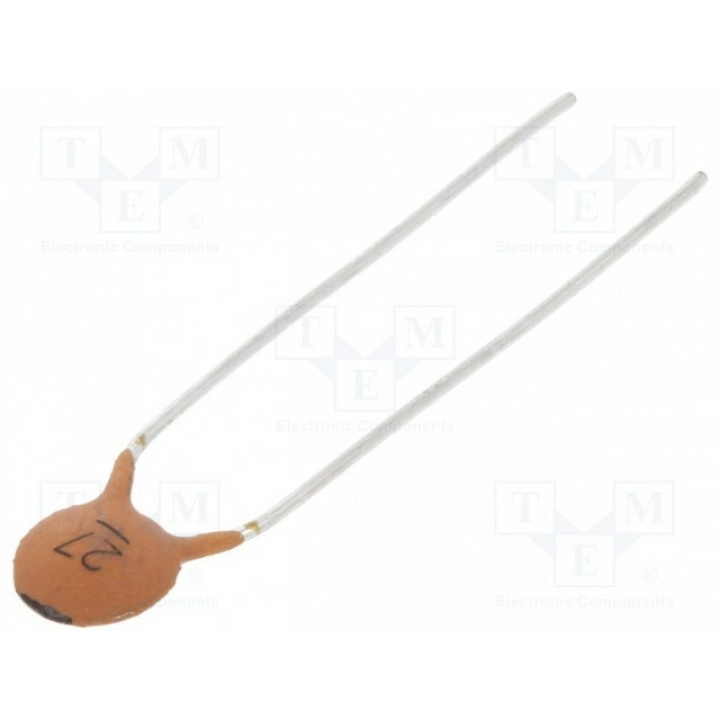 Конденсатор керамический 27пФ 100В SR PASSIVES CC-27100 (CC-27-100)
