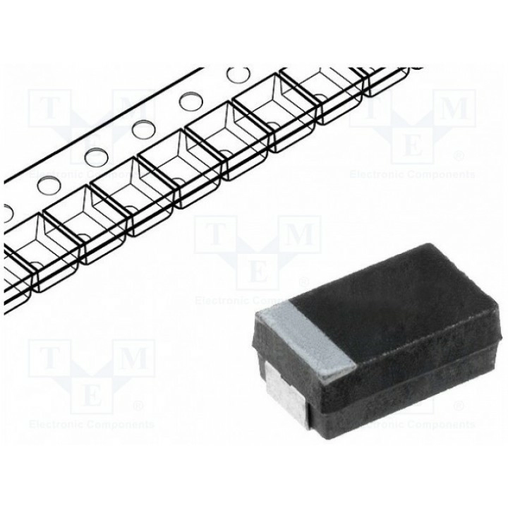 Конденсатор танталовый 10мкФ 63ВDC VISHAY 293D106X06R3A2TE3 (293D106X06R3A2TE3)