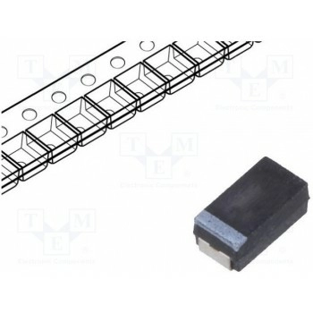 Конденсатор танталовый low ESR 47мкФ VISHAY 593D476X9010C2TE3