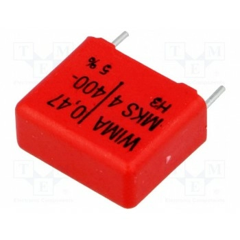 Конденсатор полиэфирный 470нФ WIMA MKS4-470N-400-5%