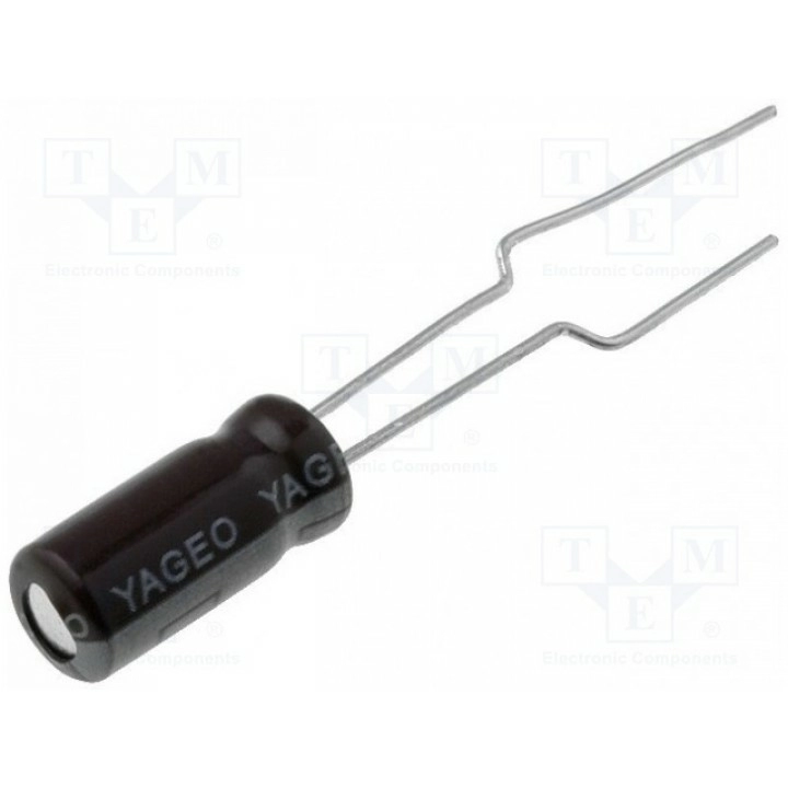 Конденсатор электролитический THT YAGEO SE035M0470A5S-1015 (SE035M0470-1015)