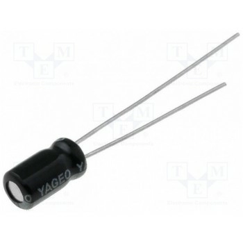 Конденсатор электролитический THT YAGEO SS016M0047-0407
