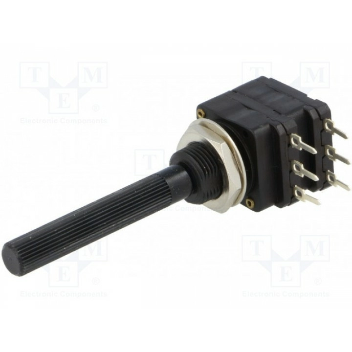 Потенциометр осевой однооборотный PIHER PC16DH10IP06224A2020TA (6PSI-220K)