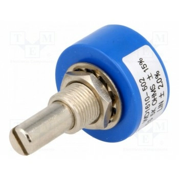Потенциометр осевой однооборотный SR PASSIVES 1610-5K-STOP