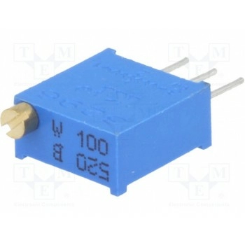 Потенциометр монтажный многооборотный SR PASSIVES T910W-10R