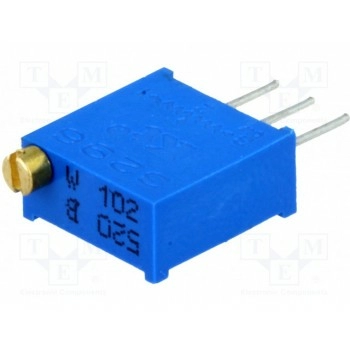 Потенциометр монтажный многооборотный SR PASSIVES T910W-1K
